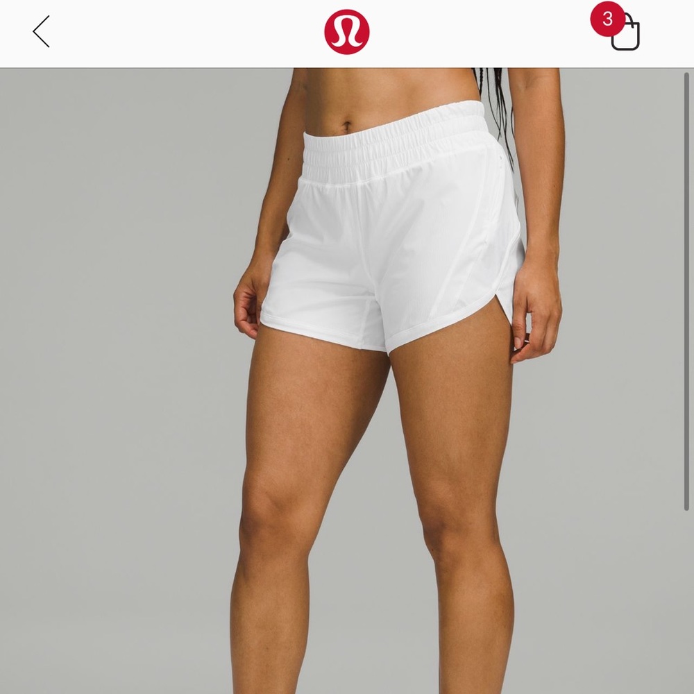 Lululemon track that 5 inch shorts